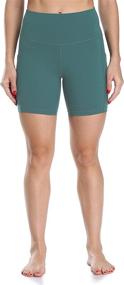 img 4 attached to Colorfulkoala Womens Waisted Shorts Pockets Sports & Fitness in Team Sports