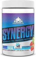 💪 synergy pre-workout gym supplement for men and women - natural energy powder - boost pumps, endurance, and strength gains - 20/40 servings logo