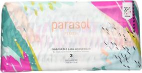 img 2 attached to Гипоаллергенная подгузники для младенцев Parasol - без хлора, мягкие к чувствительной коже | 👶 Ультра мягкие, супервпитывающие - премиум качество | Размер 3, коллекция Dream - 50 шт.