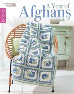 📚 afghan patterns book 17: leisure arts 7050 - a year of cozy afghans logo
