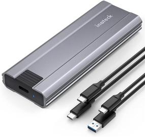 img 4 attached to 📁 Inateck NVMe and SATA SSD Enclosure, USB 3.2 Gen 2 Type C, FE2026 Space Gray