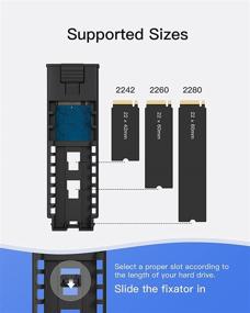 img 2 attached to 📁 Inateck NVMe and SATA SSD Enclosure, USB 3.2 Gen 2 Type C, FE2026 Space Gray