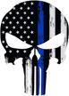 gritkulture punisher american stickers enforcement logo