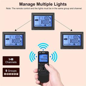 img 2 attached to 🎥 IVISII LED Video Light with C-Clamp Stand and Remote Control - Dimmable Bi-color 15.4'' Panel Light for Game/YouTube/Live Streaming/Video Conference/Photography - 3000K-8000K Color Temperature/4600 Lux Brightness/CRI 96+