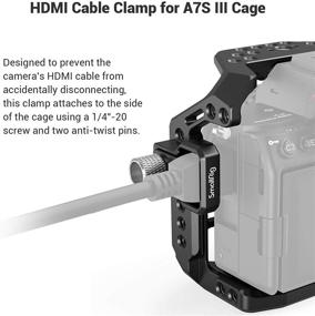 img 2 attached to 🎥 SMALLRIG Camera Cage with HDMI Cable Clamp for Sony Alpha 7S III / A7S III / A7SIII / A7S3 – Model 3007