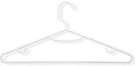 🐝 honey-can-do hng-01523 recycled plastic hangers, 15-pack, white: organize your closet efficiently and sustainably логотип