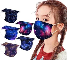 img 4 attached to Disposable Face_Masks Watercolor Printing Multicolor