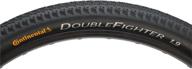 🚴 26 x 1.9 black continental double fighter iii tyre logo