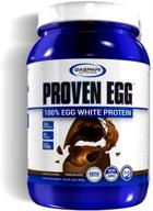 🥚 gaspari nutrition proven egg: 100% egg white protein, 25g protein, keto friendly, dairy-free, lactose-free, soy-free - chocolate, 2 lbs - review, benefits & purchase guide logo