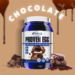 img 1 attached to 🥚 Gaspari Nutrition Proven Egg: 100% Egg White Protein, 25g Protein, Keto Friendly, Dairy-Free, Lactose-Free, Soy-Free - Chocolate, 2 lbs - Review, Benefits & Purchase Guide