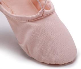 img 3 attached to Premium High-Thread Cotton Canvas Ballet Dance Slippers