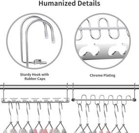 img 3 attached to BadiJum Closet Hangers Organizer Clothes