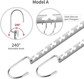 img 2 attached to BadiJum Closet Hangers Organizer Clothes