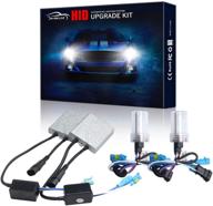 🔦 hybkler ac ballast hid kit - 2pcs hid bulb + 2pcs 55w slim ballast h11 6000k (ultra white) logo