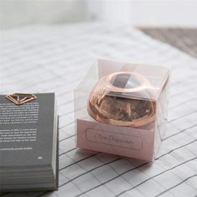 img 1 attached to MultiBey NE0600607: Rose Gold Luxury Paper Clips - Elegant Magnetic Lid Holder | 100 Pack, 28mm