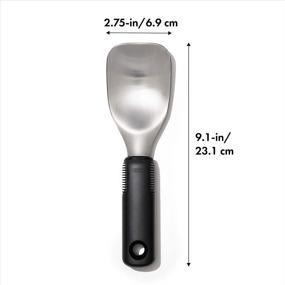 img 3 attached to 🍨 Stainless Steel Ice Cream Spade by OXO Good Grips