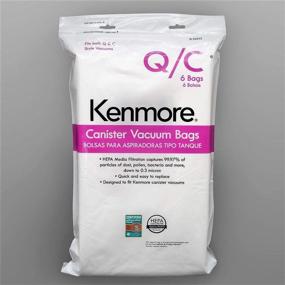 img 1 attached to Sears Genuine Kenmore Canister Vacuum Bags 53292 Type Q - C HEPA: 6-Pack for Powerful Canister Vacuum Cleaners
