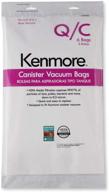sears genuine kenmore canister vacuum bags 53292 type q - c hepa: 6-pack for powerful canister vacuum cleaners logo