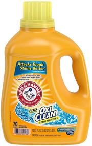 img 4 attached to 🧺 Arm & Hammer Clean Meadow Liquid Laundry Detergent with OxiClean, 70 Load Capacity