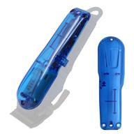 🔍 transparent diy back housing for anrom hair clippers, clear back cover, compatible with wahl 5 star cordless # 8591 logo