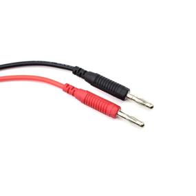 img 2 attached to 2Pcs 4mm Banana Plug to Alligator Clip Test Lead Wire Cable Set - 14AWG 1M/3ft/39in for Multimeter, Oscilloscope