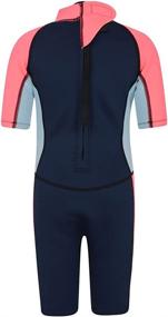 img 1 attached to Kids Shorty Wetsuit - 2.5mm Neoprene Junior Wetsuit by Mountain Warehouse