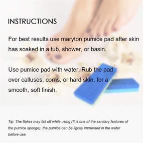 img 1 attached to Maryton Pumice Pedicure Scrubber Remover
