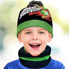 img 3 attached to 🧢 Stylish Nickelodeon Boys' Paw Patrol & Teenage Mutant Ninja Turtles Winter Hat Combo