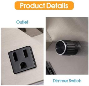 img 2 attached to 💡 Convenient Bedside Wall Mount Light with Outlet and Dimmable Switch - Ideal for Bedroom, Living Room, and Hotel Spaces