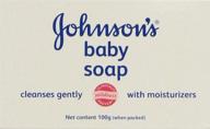 🧼 johnson's - johnson & johnson gentle baby soap 3.5 oz. 100 g (pack of 12) logo
