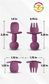 img 2 attached to Silicone Teething Friendly Utensils Babytensils