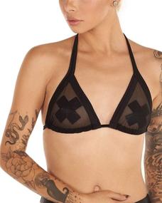 img 3 attached to 👙 Cool Cuts: iHeartRaves Cutout Bikini Halter Rave Crop Top (One Size)