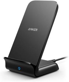 img 4 attached to 🔌 Anker Wireless Charger Stand PowerWave 7.5 with Qi-Certified Fast Charging for iPhone SE, 11 Pro Max, Samsung Galaxy S20, Note 10 (Black, No AC Adapter)