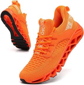 img 4 attached to SKDOIUL Running Sneakers Athletic Breathable Men's Shoes and Athletic