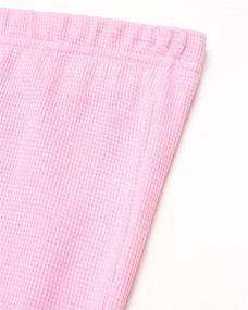 img 1 attached to Sassy 2-Piece Thermal Underwear for Active Girls - Sweet & Comfy Clothing Option