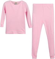 sassy 2-piece thermal underwear for active girls - sweet & comfy clothing option logo