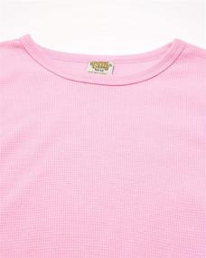 img 3 attached to Sassy 2-Piece Thermal Underwear for Active Girls - Sweet & Comfy Clothing Option