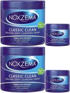 🧖 noxzema classic clean original deep cleansing cream - get 2 packs! 12oz + bonus 2oz logo