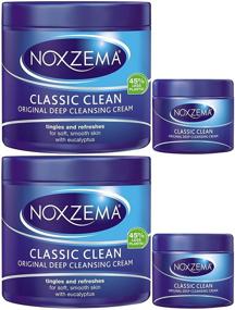 img 1 attached to 🧖 Noxzema Classic Clean Original Deep Cleansing Cream - Get 2 Packs! 12oz + Bonus 2oz