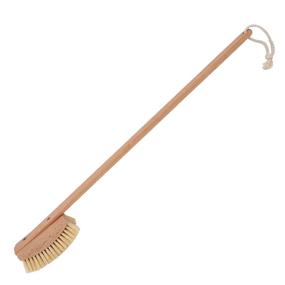 img 3 attached to 🧼 Redecker 24-Inch Bath and Foot Brush: Extra-Long Beechwood Handled Exfoliating Brush with Stiff Tampico Fiber Bristles - German Made