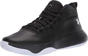 img 4 attached to 🏀 Power up Your Game with Under Armour Lockdown Basketball Black Men's Shoes and Athletic Gear!