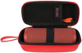 img 2 attached to 🔊 JBL Flip 4 Водонепроницаемый портативный Bluetooth-динамик Жесткий чехол для путешествий - замена - Khanka