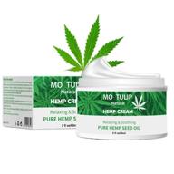 🌷 revitalize and nourish your skin with mo tulip hemp oil face cream - hydrating, anti-aging, and collagen-boosting solution (2oz) logo