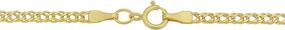 img 3 attached to 💎 Минималистическое ювелирное изделие для женщин: ежедневное браслет на щиколотку длиной 10 дюймов из 10-каратного желтого золота