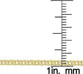 img 2 attached to 💎 Minimalist Jewelry for Women: 10-Inch Everyday Anklet Bracelet in 10k Yellow Gold