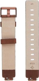 img 2 attached to 📿 FB169LBDBS Inspire Leather Accessory Band - Cognac/Small by FitBit