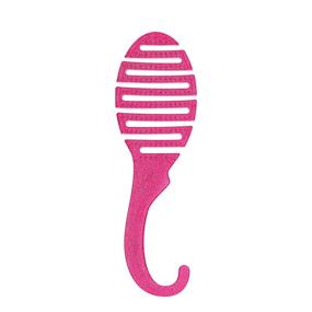 img 2 attached to 🌸 Pink Glitter Wet Brush Shower Detangler - Exclusive Ultra-soft IntelliFlex Bristles - Minimizes Pain, Split Ends, and Breakage - For Women, Men, Wet and Dry Hair