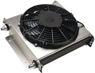 улучшите производительность автомобиля с помощью derale 15870 hyper-cool extreme remote mount fluid cooler в стильном черном дизайне. логотип