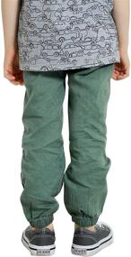 img 1 attached to CUNYI Linen Pull Jogger Casual Boys' Clothing