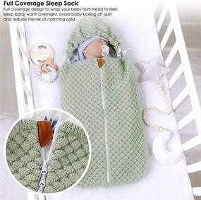 img 1 attached to Oenbopo Newborn Swaddle Sleeping Stroller Bedding